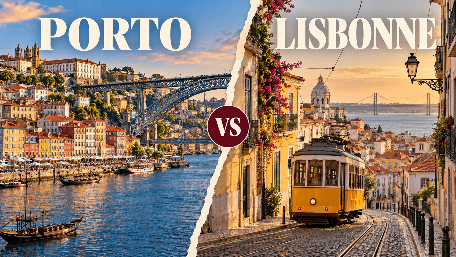 Porto ou Lisbonne : quelle ville choisir ? - 2026 - 2 - porto ou lisbonne porto ou lisbonne - Porto ou Lisbonne : quelle ville choisir ? - 2026 - 1